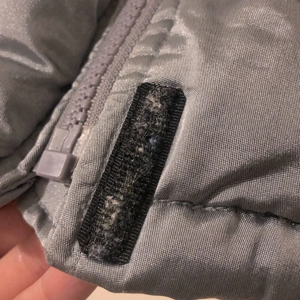 GAP Light Silver Grey Puffy Jacket